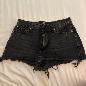 BDG black jean shorts, size 28